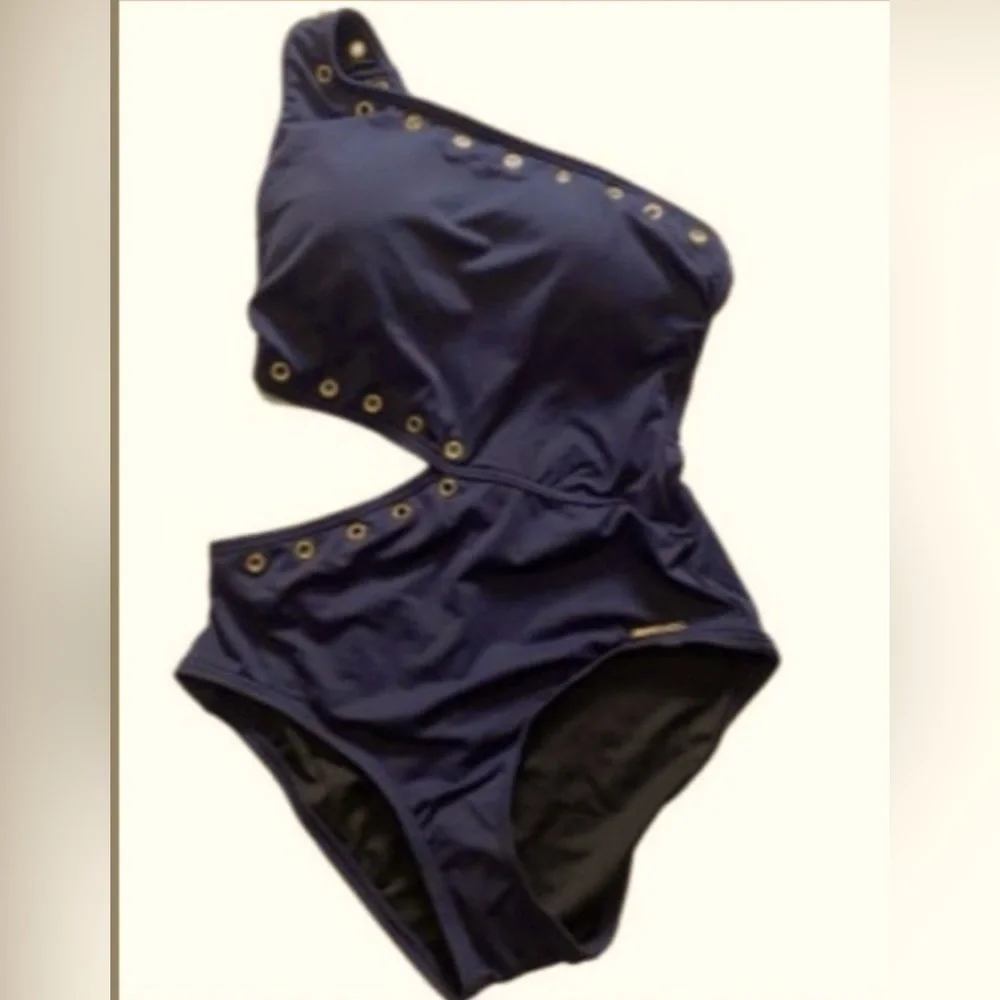 Michael Kors Black Cruise Swimsuit size 10